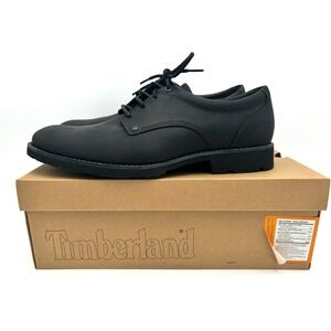 NIB Timberland Toya Lake Men's Shoes Black Leather Oxford Dress Comfort 12M